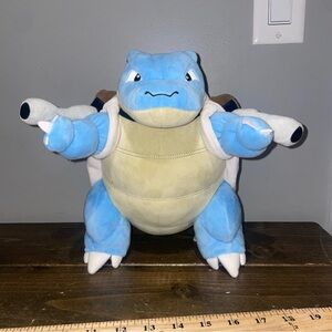 Pokemon Blastoise Large Plush - Squirtle Evolution Figure - Officially Licensed